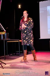 Lenny en Jan treden op bij het Sportgala in Rucphen.